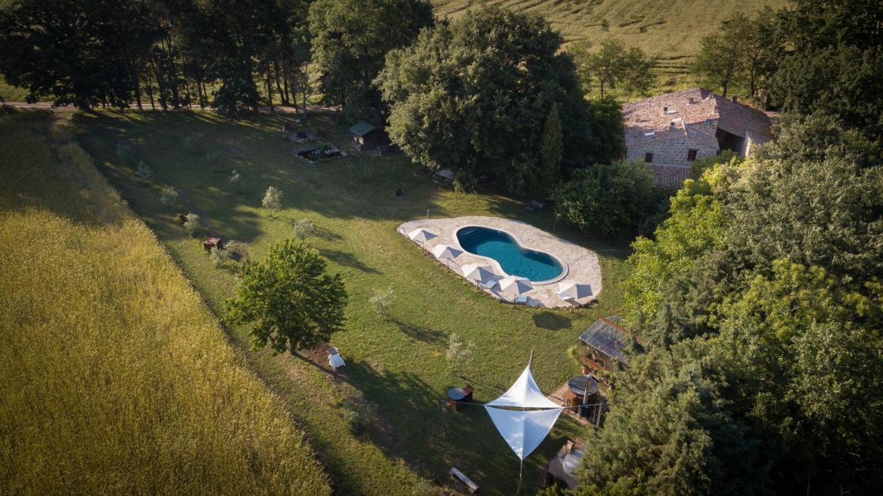 Glamping In Toscana, Luxury Tents In Agriturismo Biologico ソラーノ エクステリア 写真