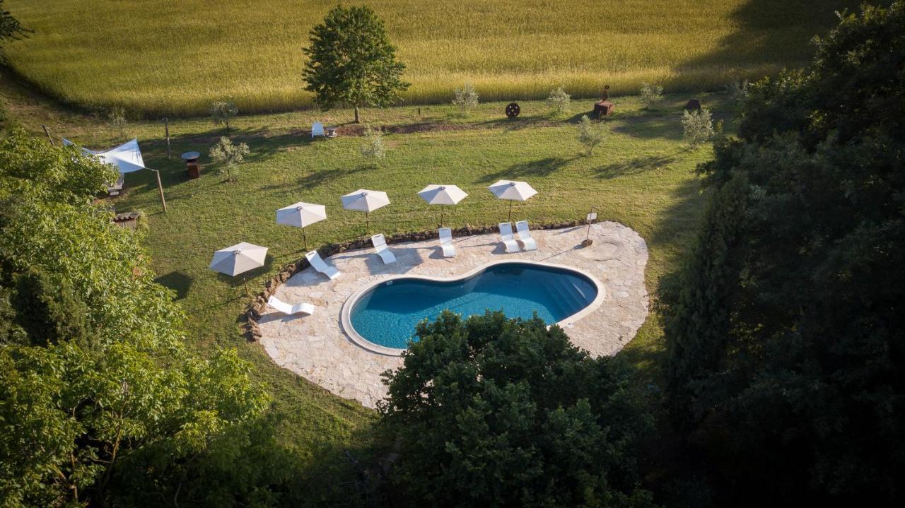 Glamping In Toscana, Luxury Tents In Agriturismo Biologico ソラーノ エクステリア 写真