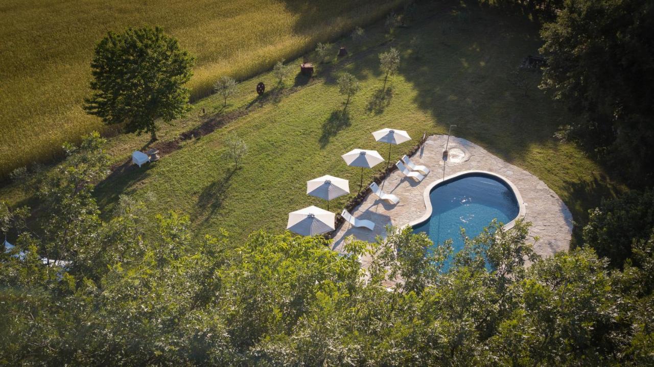 Glamping In Toscana, Luxury Tents In Agriturismo Biologico ソラーノ エクステリア 写真