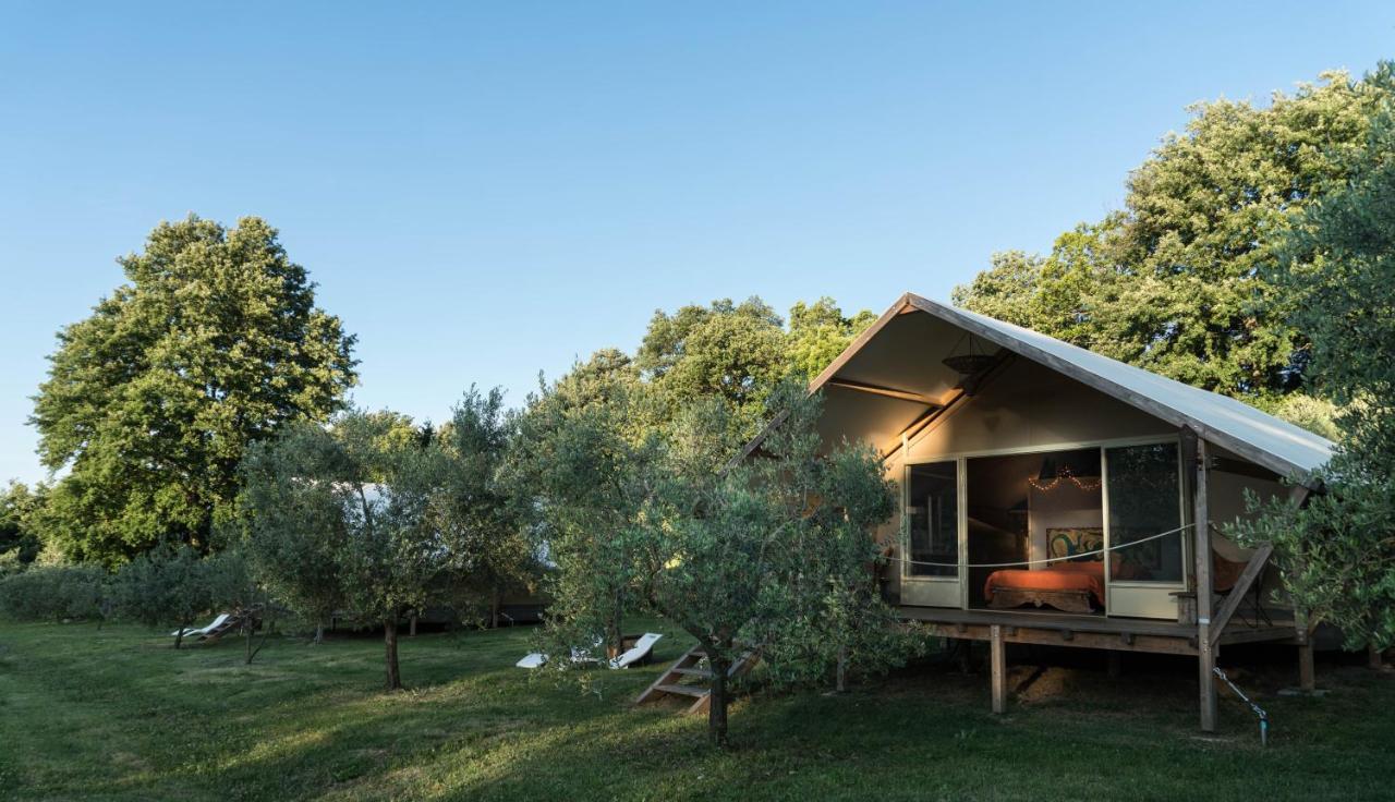 Glamping In Toscana, Luxury Tents In Agriturismo Biologico ソラーノ エクステリア 写真