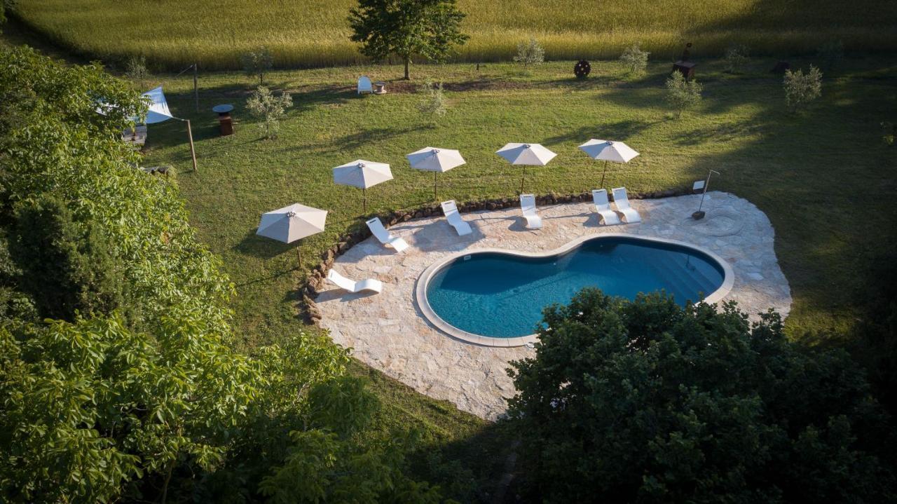 Glamping In Toscana, Luxury Tents In Agriturismo Biologico ソラーノ エクステリア 写真